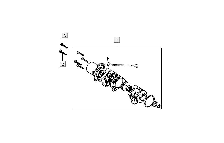 Starter Kymco Activ 4-stroke red-black