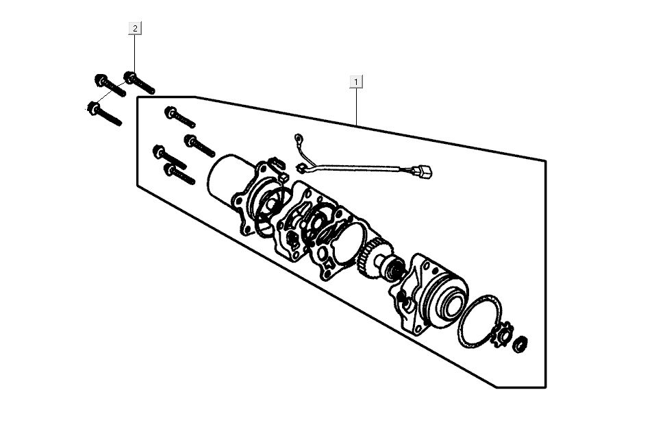 Starter Kymco K-Pipe 4-stroke Gloss Black