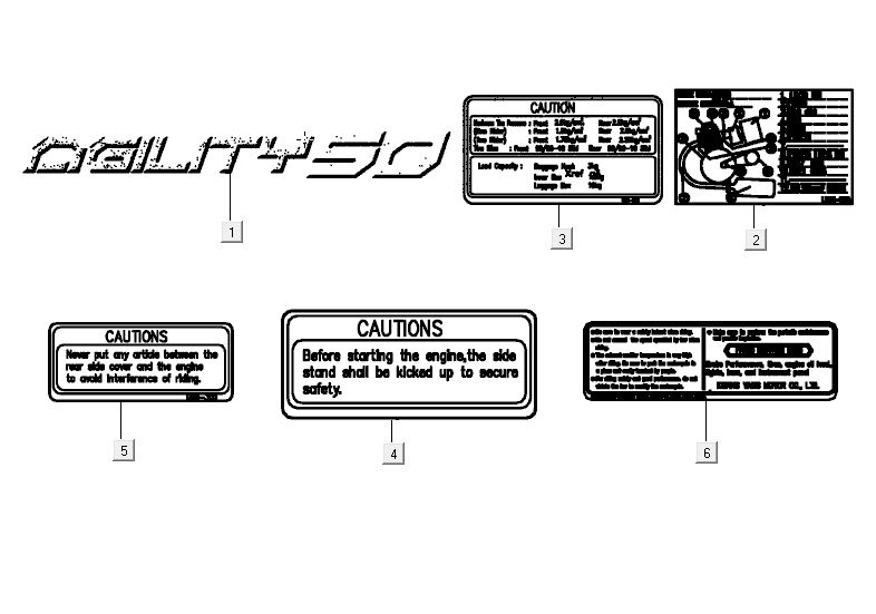 Emblems – Stickers – Logo Kymco Agility Fat 12