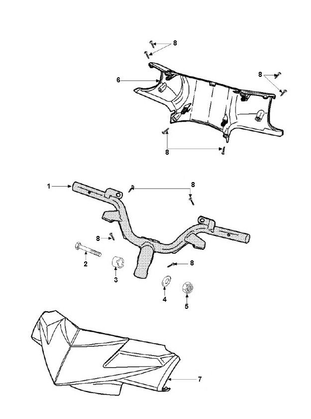Handlebar Wheel Peugeot Speedfight 3 AC 2-Stroke
