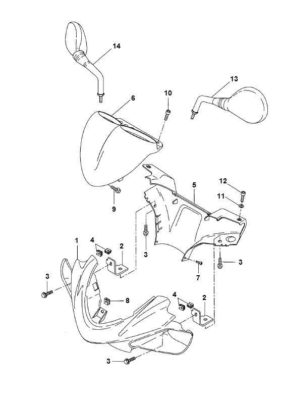 Handlebar Rack Yamaha Aerox 2-Stroke