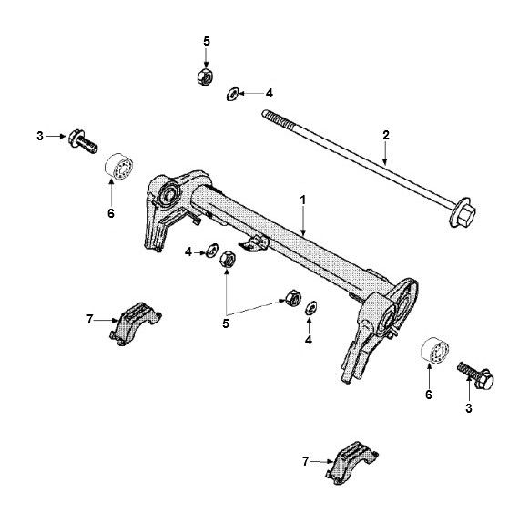 Subframe Peugeot Speedfight 3 AC 2-Stroke