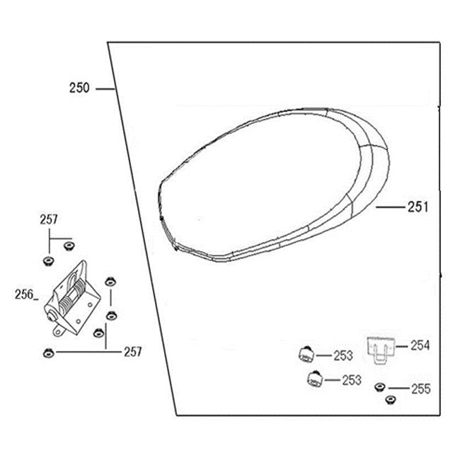 Saddle China Joy /Legend