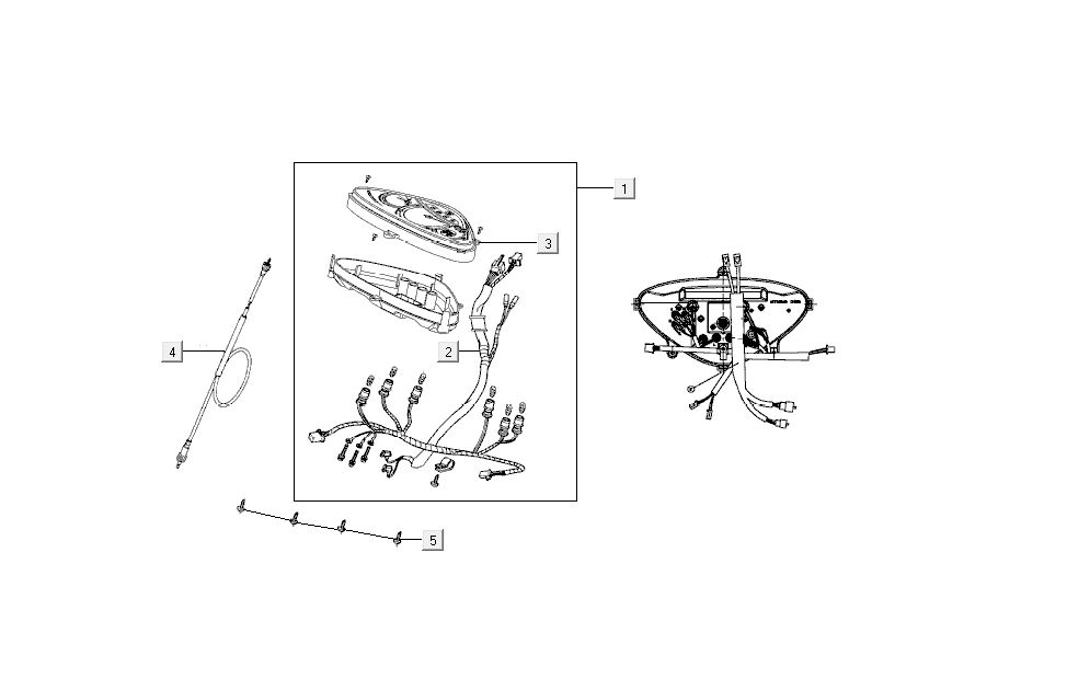 countercockpit Kymco Super 8 4-stroke (2007-2009) orange