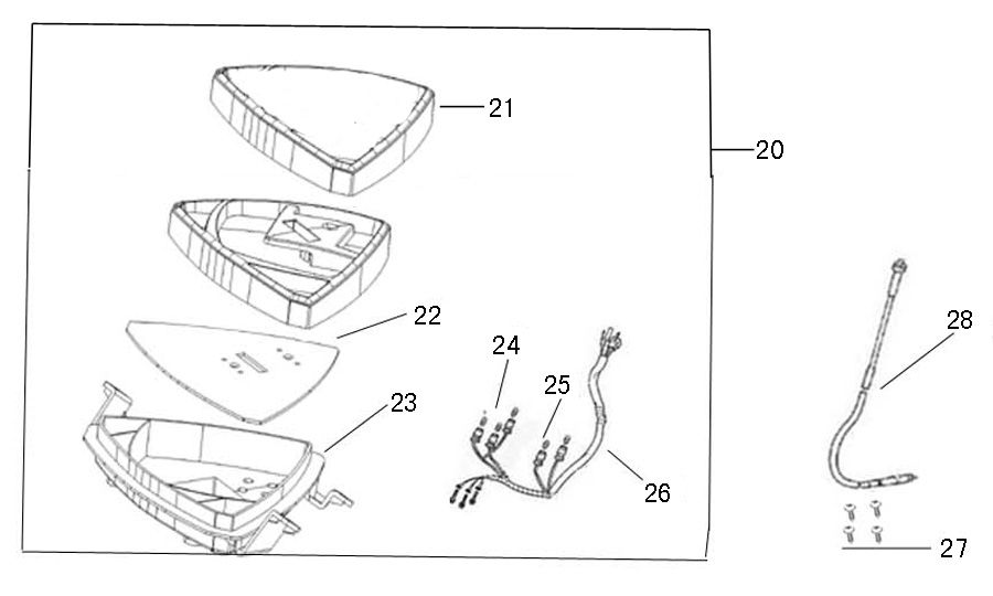 Counter China R8 flat matt anthracite