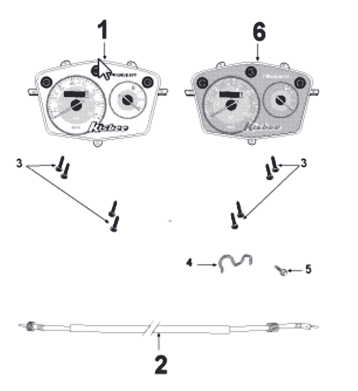 Teller Peugeot Kisbee brown