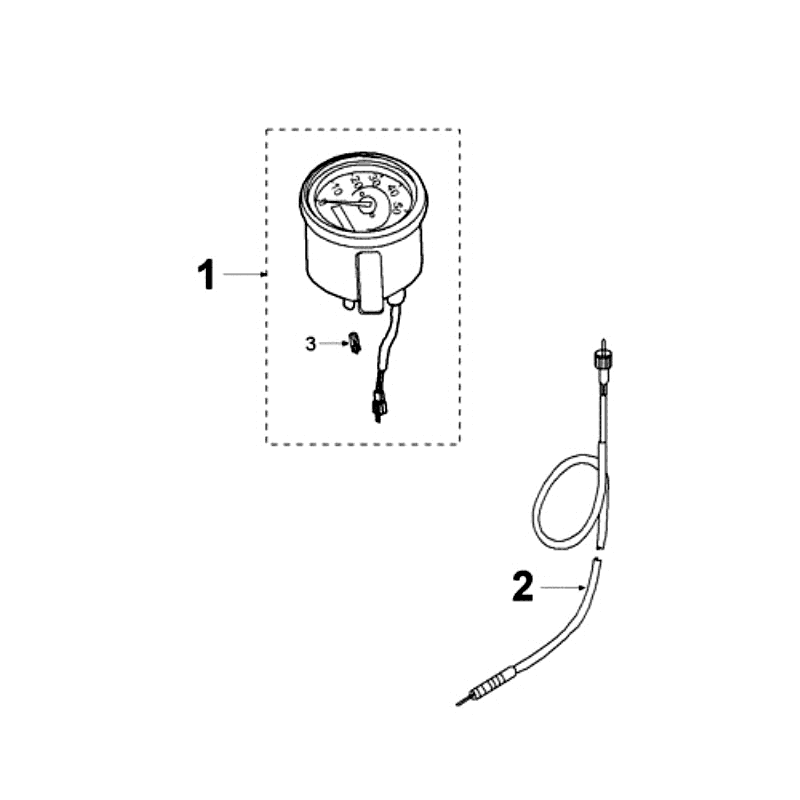 Teller Peugeot Ludix 10 Black