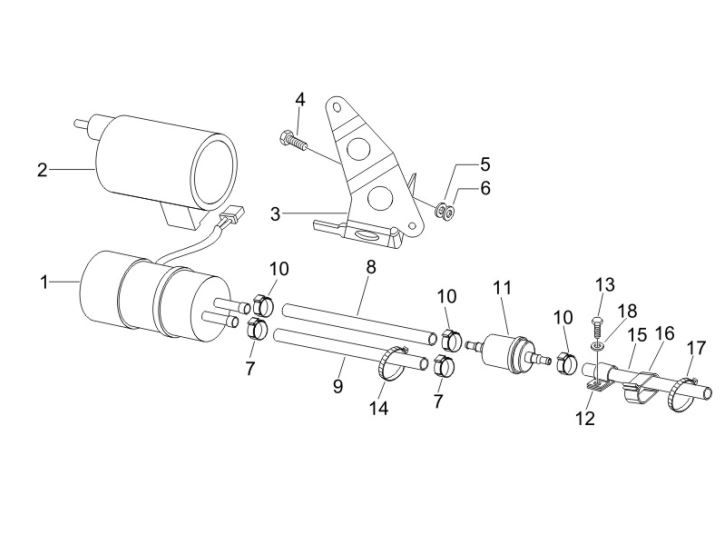Gilera Runner 200cc VXR 4-stroke 2006 feeding plant