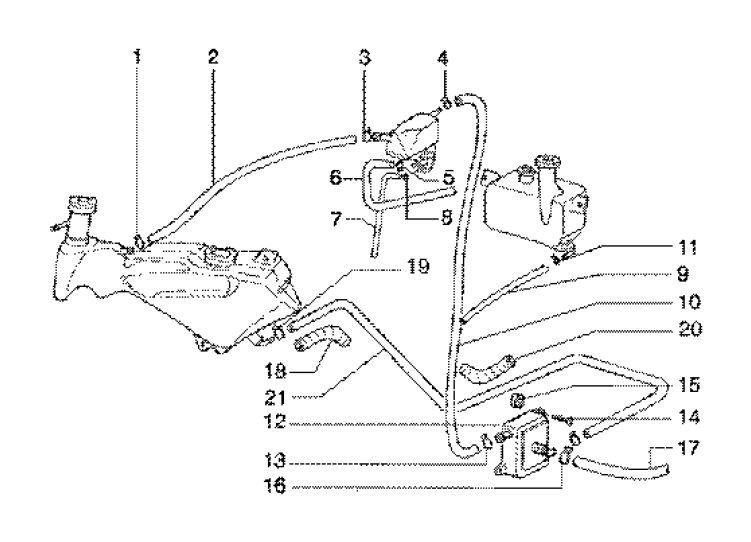 Gilera Runner 180cc FXR 2-stroke feeding system
