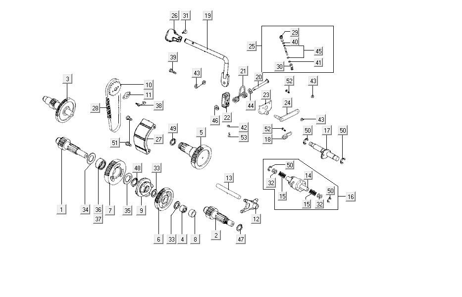 Transmission Kymco MXU 150
