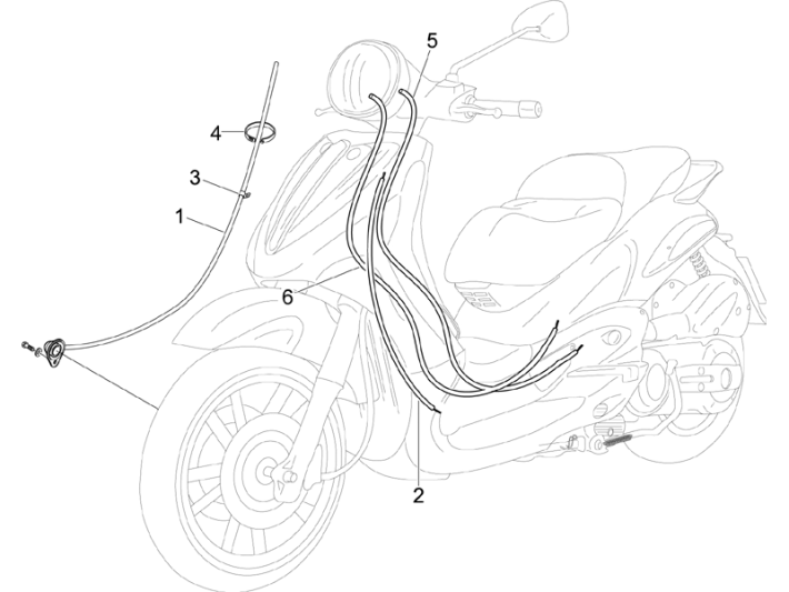 Transmissions Piaggio Beverly 500 E3 2007-2012