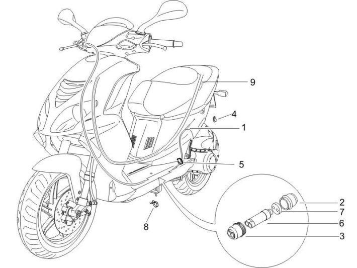 Transmissions Piaggio NRG Power DD 2007-2017
