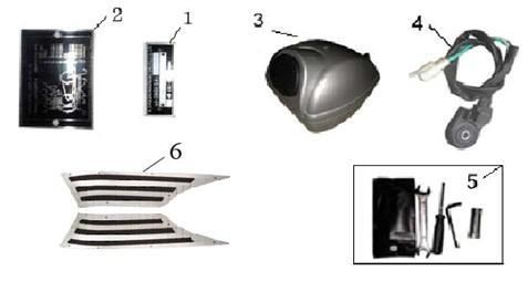 Running board China LX anthracite