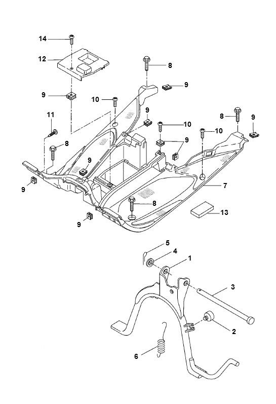Running Board Yamaha Aerox 2-Stroke