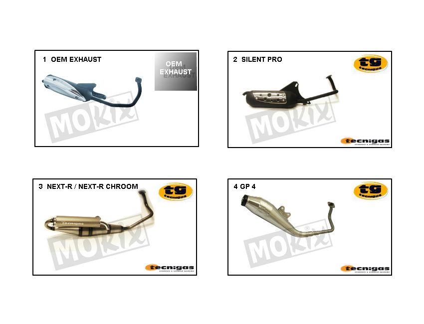 Exhaust Baotian Speedy 4-stroke