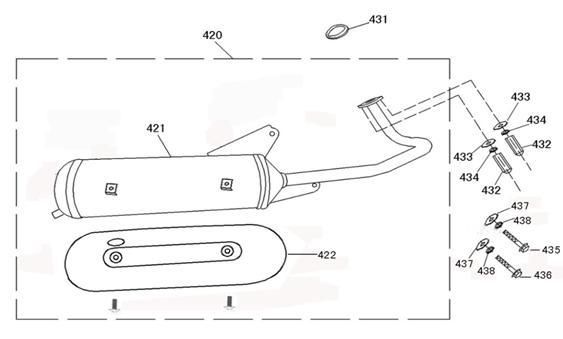 Exhaust BTC Legend red