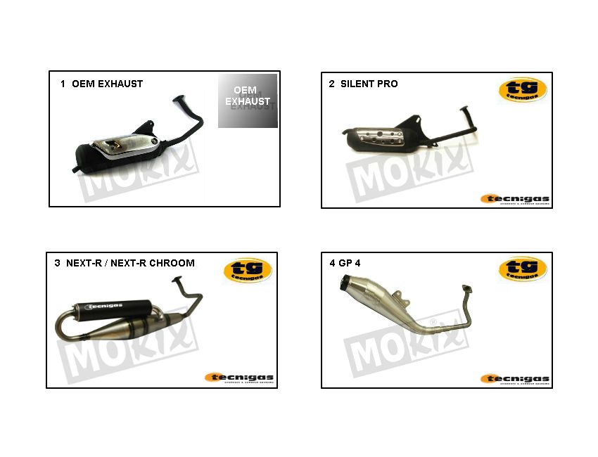 Exhaust Peugeot V-clic 4-stroke