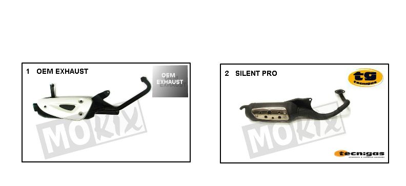 Exhaust Peugeot Vivacity 3 4-Stroke