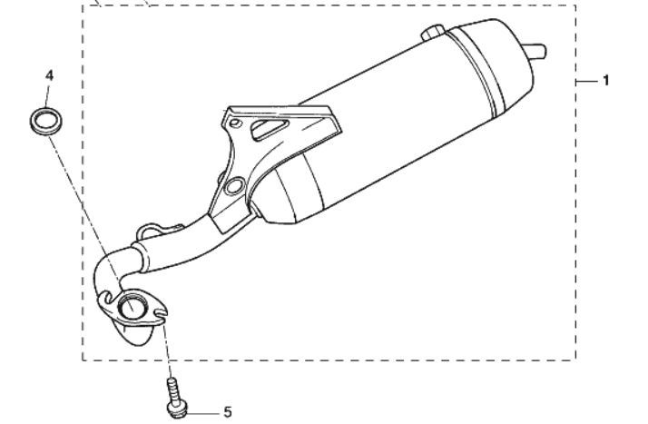 Exhaust Yamaha Aerox 2-stroke