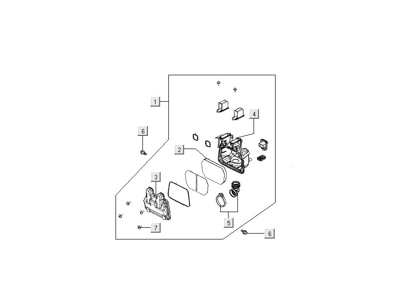 Exhaust membrane Kymco Nexxon 4-stroke dark grey