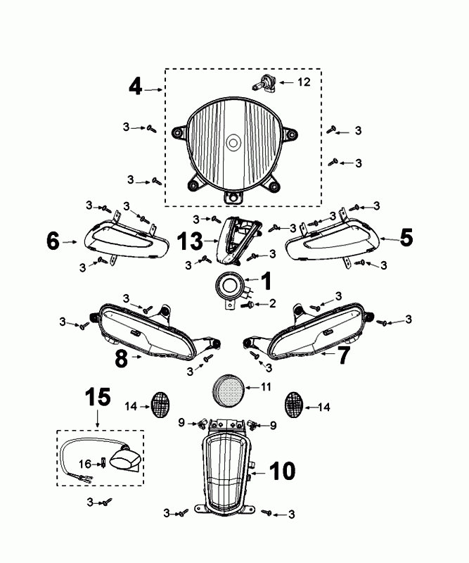 Lighting Peugeot Django Euro4