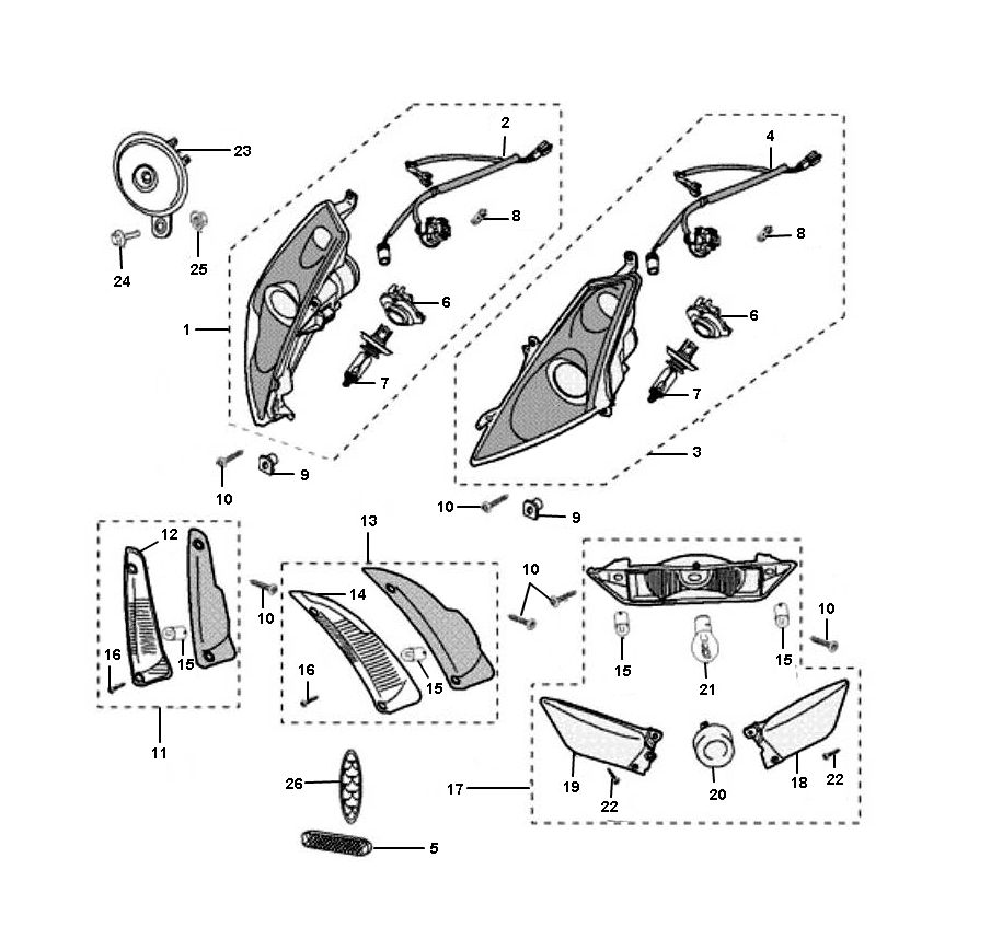 Lighting Peugeot Jet force C-tech 2-stroke