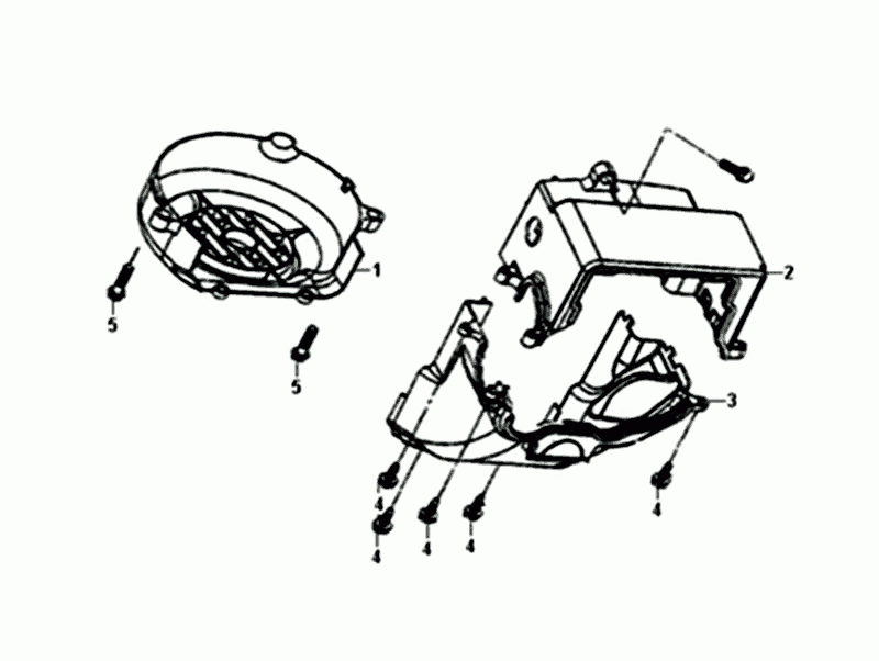 SYM Fiddle III Euro4 flywheel cover