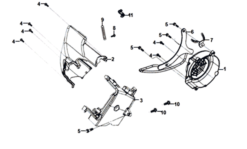 Flywheel cover Sym Symphony ST 125I E4