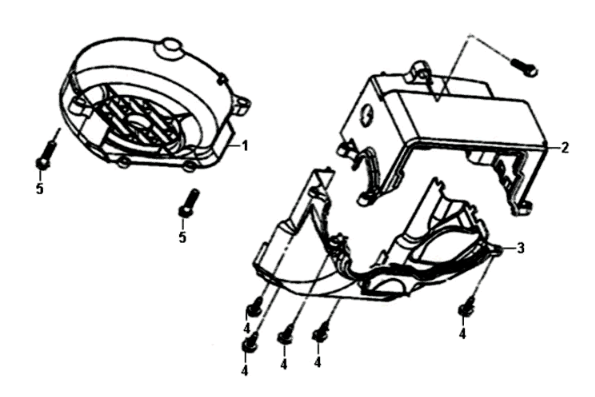 Sym Symphony ST E3 flywheel cover