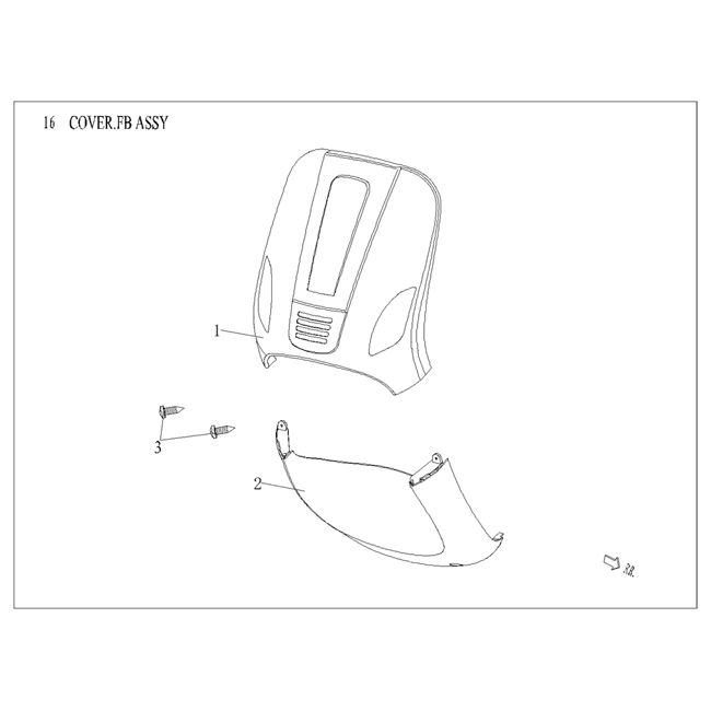 Front front dark blue Agm Vx50 plus