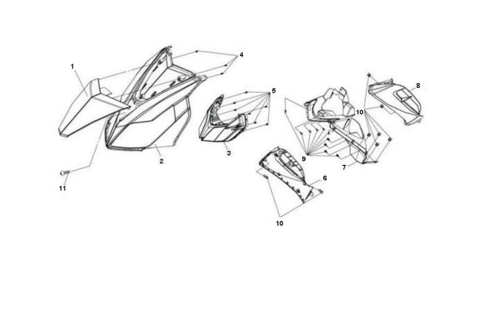 Front Sym Jet Sport-X 2-stroke