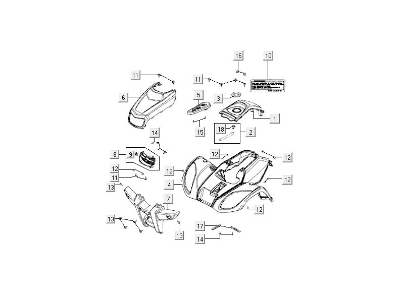 Front cover Kymco MXU 50