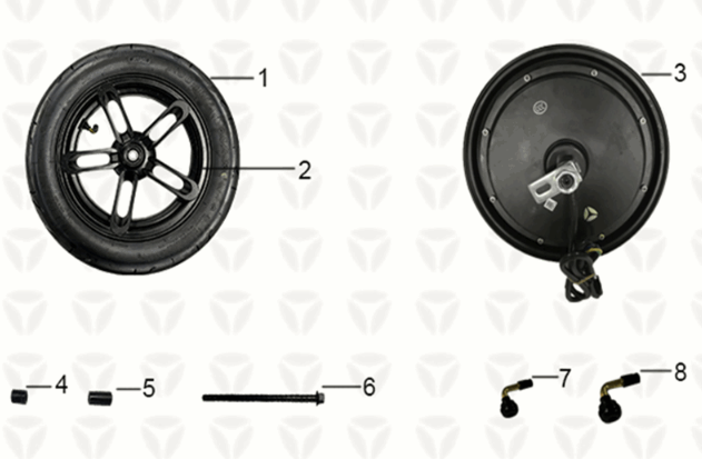 Wheel ASSY Yadea M6L