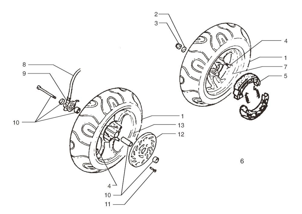 Wheels Beta Ark-k AC skull 2010 2-stroke