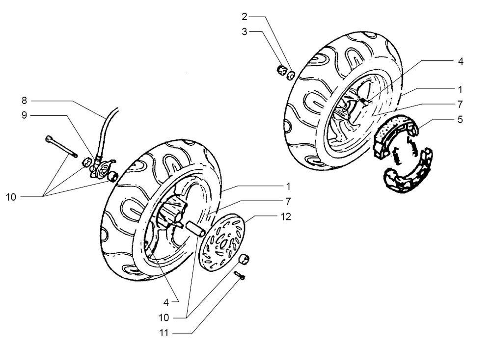 Wheels Beta Ark-k AC silver 2-stroke