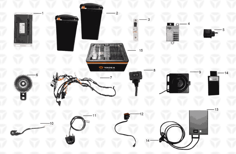 Wire harness assy/battery/charger Yadea Y1S