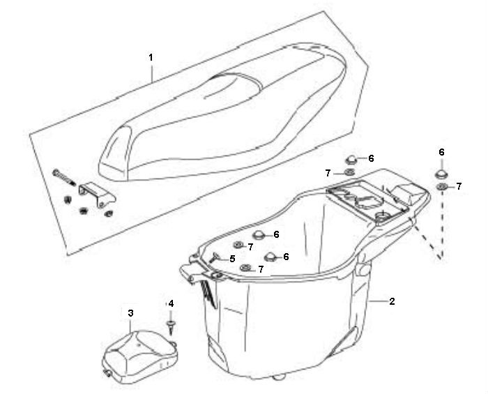 Saddle Buddy Box Benzhou City Star 4-stroke