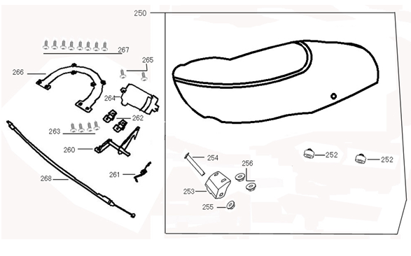 Saddle Buddyseat Vom Riva Sport orange