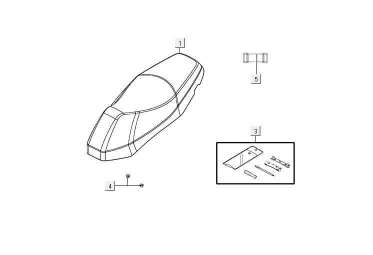 saddle AGILITY 16+ 4T 125 Matte Metallic Light Blue
