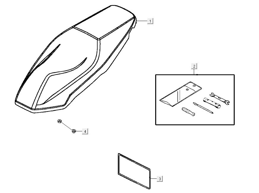 saddle AGILITY CITY 16 4T 125
