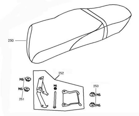 Saddle AGM Retro Extra brown