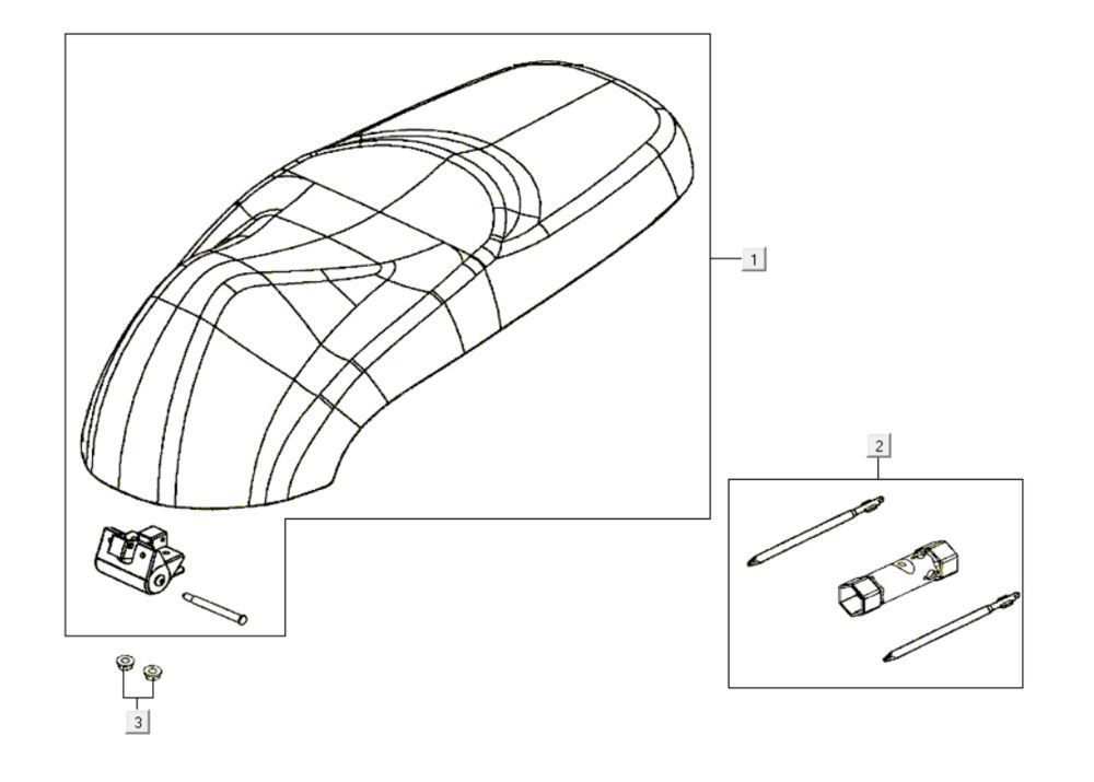 Saddle Kymco Like 200i Black