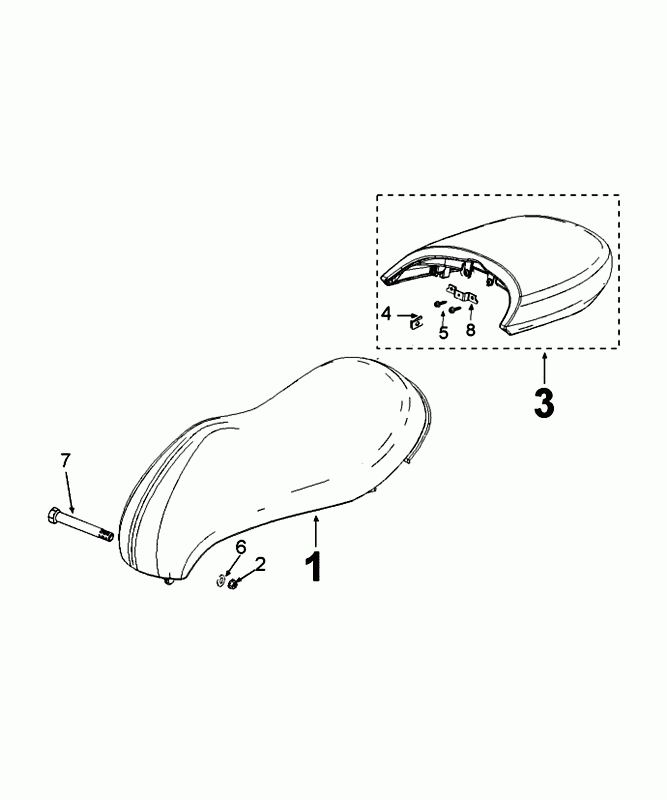 Zadel Peugeot Django Blackcurrant Q3