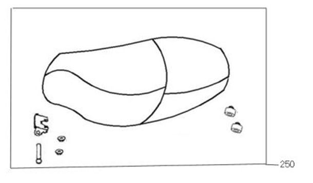 Saddle Senzo SP flat anthracite