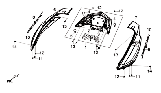Sym Joymax 125I ABS Black Plating (BK-231S)