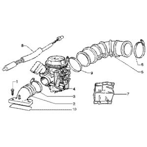 Piaggio Liberty 4-stroke supply connection up to 2005