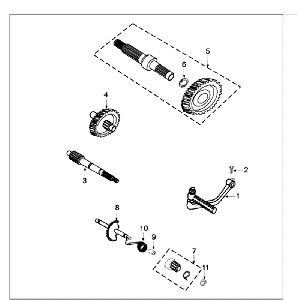 Drive Shafts - Kickstarter Peugeot Tweet old matt black