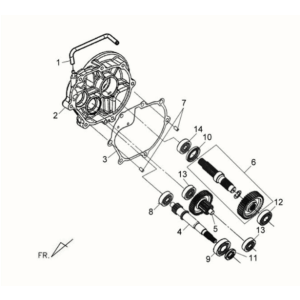 Sym Fiddle II 125S drive shafts