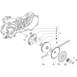 Variator Vespa Sprint 2-stroke