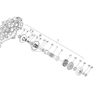 Powered Pulley Gilera Runner 200cc VXR 4-stroke 2006